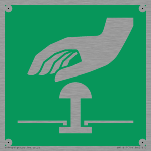 E020 safe condition emergency stop button